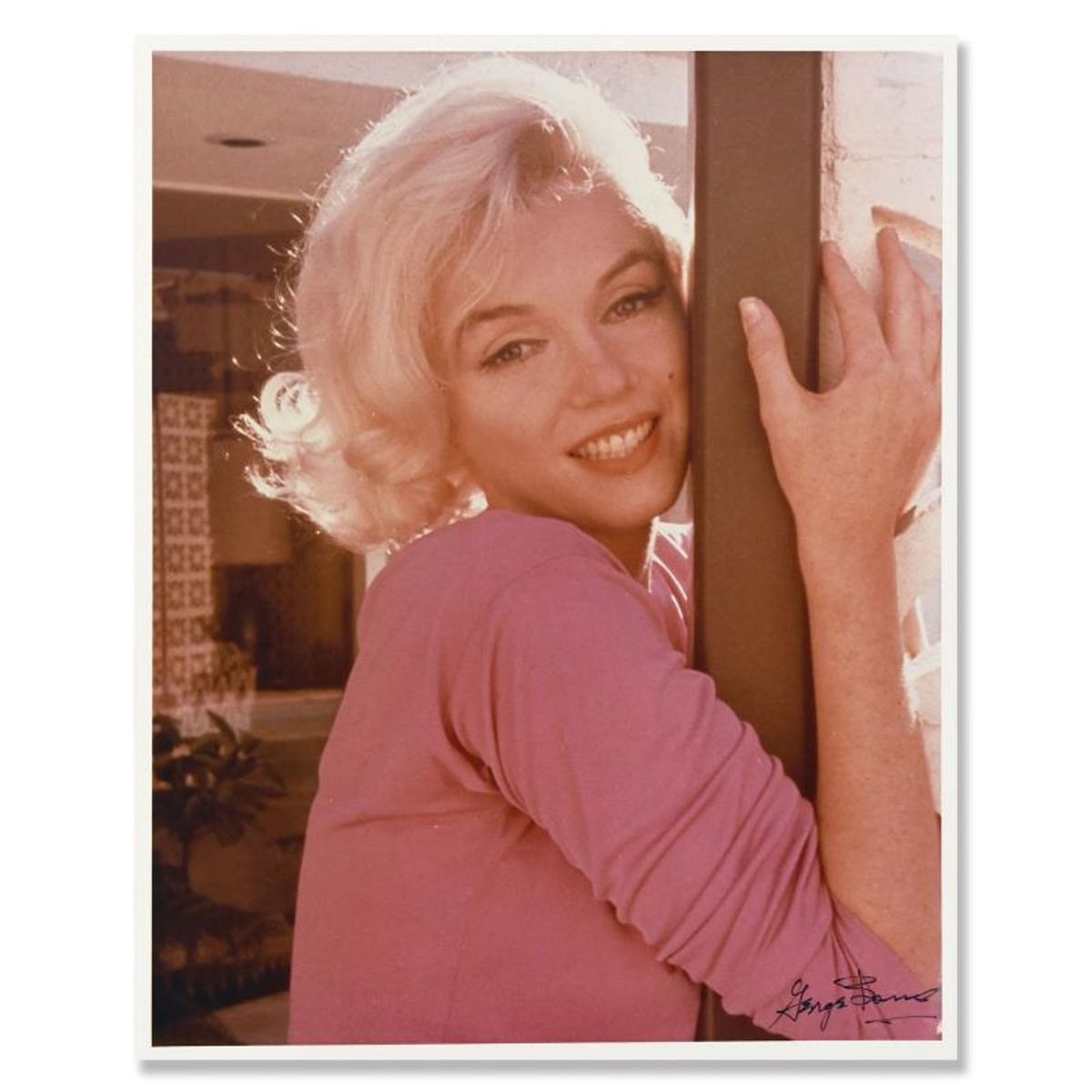 George Barris (1922-2016), "Marilyn Monroe: The Last Shoot" Photograph Printed from the Original Negative, Hand Signed with Letter of Authenticity