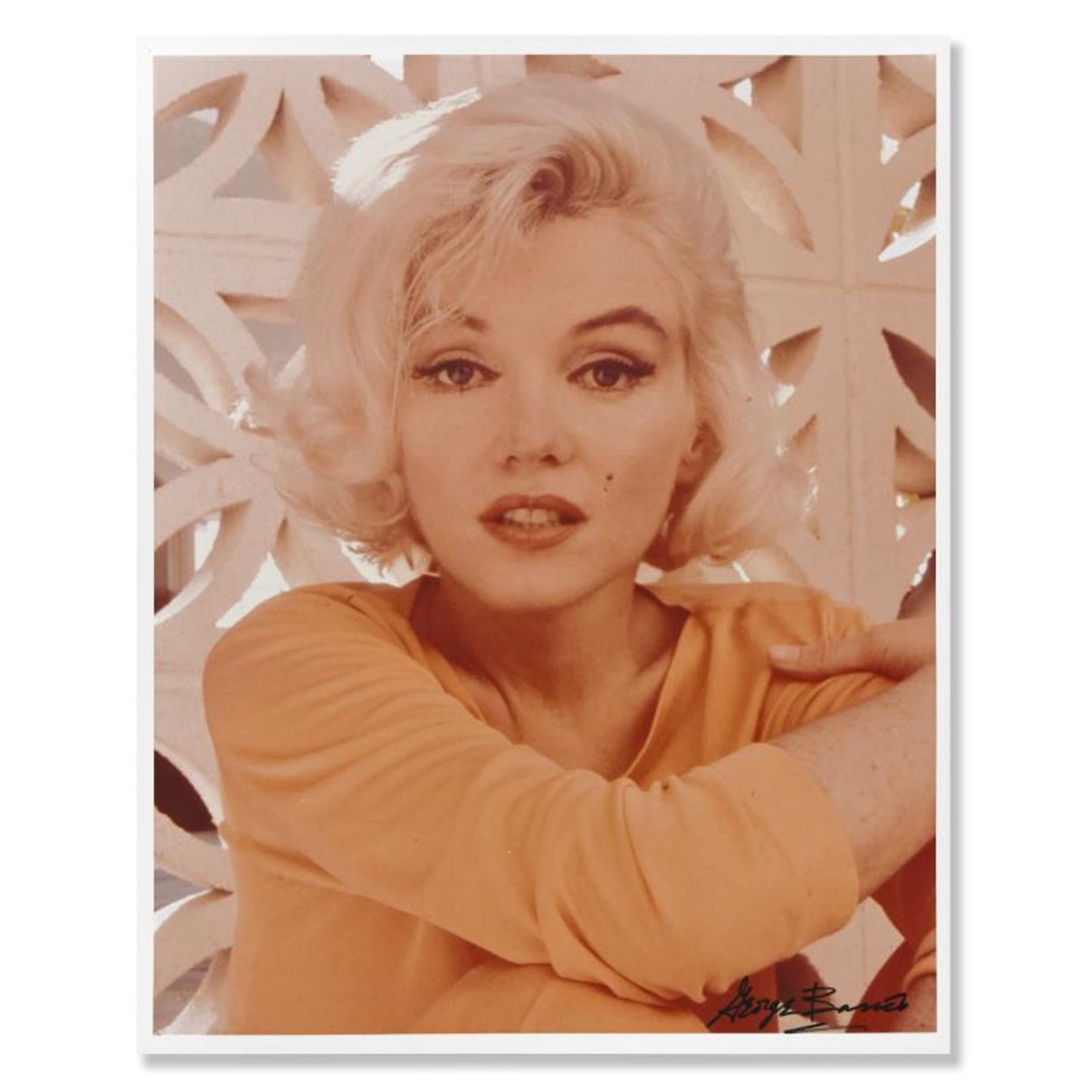 George Barris (1922-2016), "Marilyn Monroe: The Last Shoot" Photograph Printed from the Original Negative, Hand Signed with Letter of Authenticity