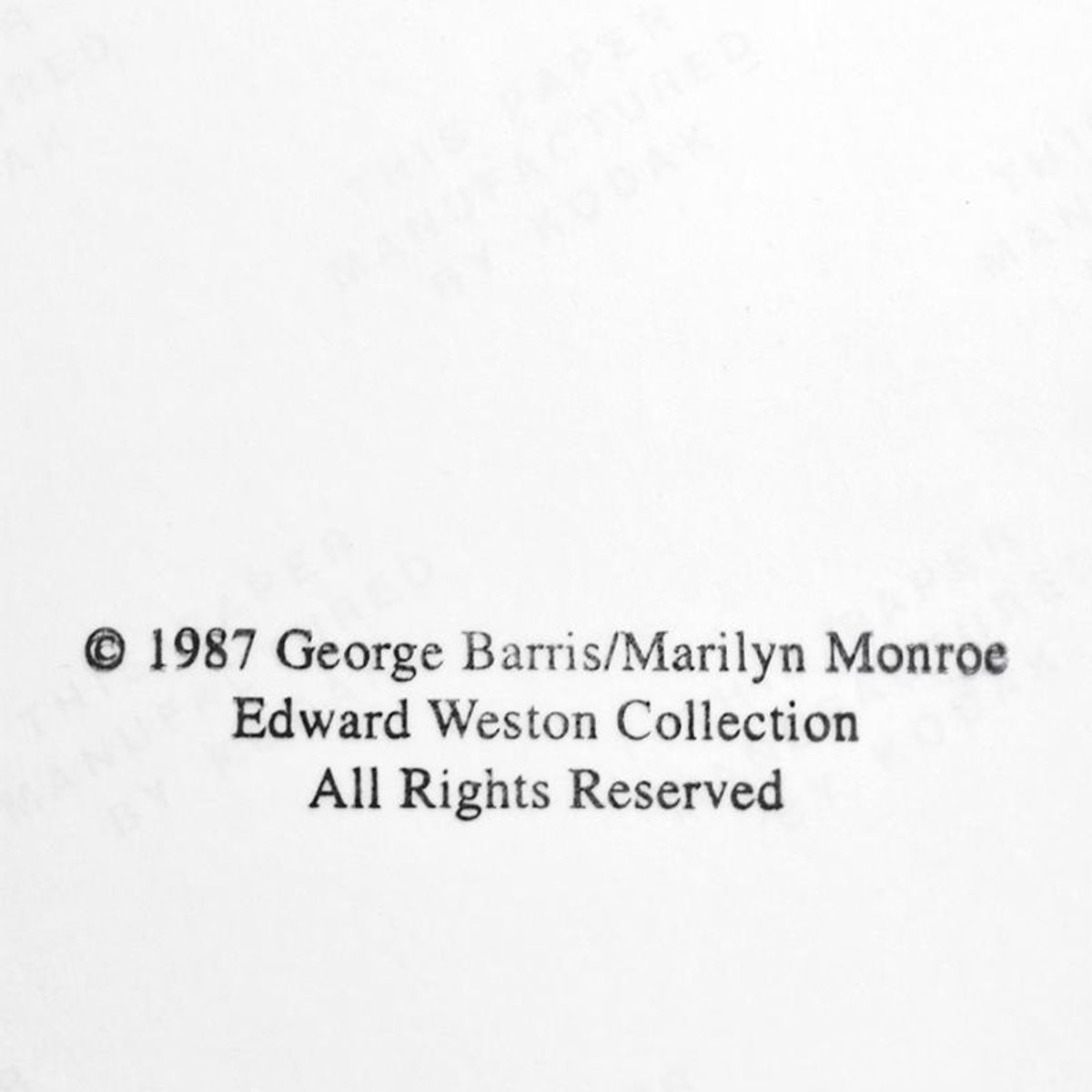 George Barris (1922-2016), "Marilyn Monroe: The Last Shoot" Photograph Printed from the Original Negative, Hand Signed with Letter of Authenticity