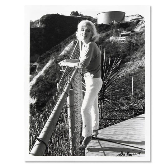 George Barris (1922-2016), "Marilyn Monroe: The Last Shoot" Photograph Printed from the Original Negative, Hand Signed with Letter of Authenticity