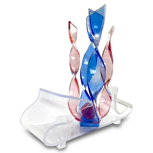Shlomi Haziza, Acrylic Sculpture with Letter of Authenticity.