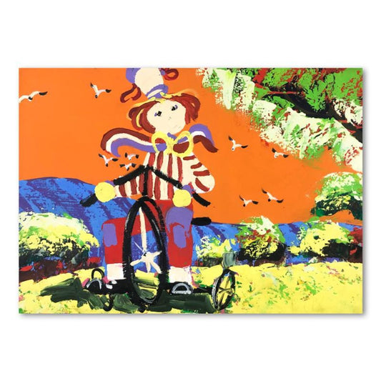 Paul Blaine Henrie (1932-1999), "The Swinger" Hand Signed Original Painting on Canvas (36"x48") with Letter of Authenticity.