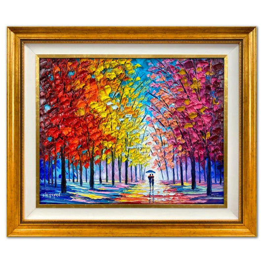 Slava Ilyayev, Framed Original Oil Painting on Canvas, Hand Signed with Letter of Authenticity.