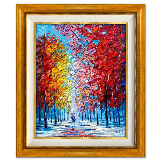 Slava Ilyayev, Framed Original Oil Painting on Canvas, Hand Signed with Letter of Authenticity.