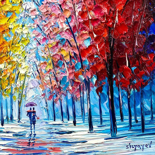 Slava Ilyayev, Framed Original Oil Painting on Canvas, Hand Signed with Letter of Authenticity.