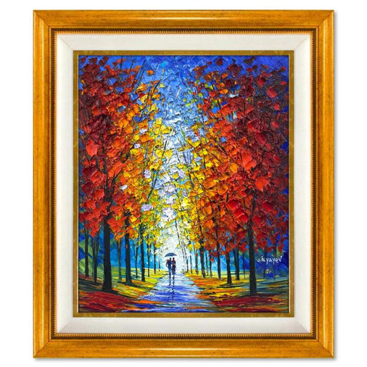 Slava Ilyayev, Framed Original Oil Painting on Canvas, Hand Signed with Letter of Authenticity.