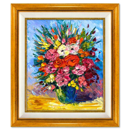 Slava Ilyayev, Framed Original Oil Painting on Canvas, Hand Signed with Letter of Authenticity.
