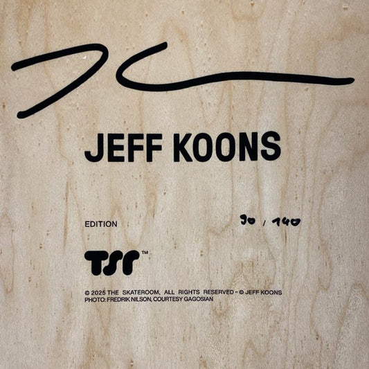 Jeff Koons, "Lobster" Framed Limited Edition Skateboard, Plate Signed with Letter of Authenticity.