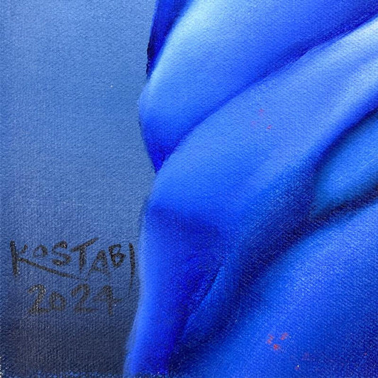 Mark Kostabi, "Dream Come True" Framed Original Oil Painting on Canvas, Hand Signed with COA