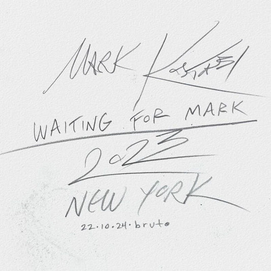 Mark Kostabi, "Waiting for Mark" Framed Original Drawing on Paper, Hand Signed with Certificate of Authenticity