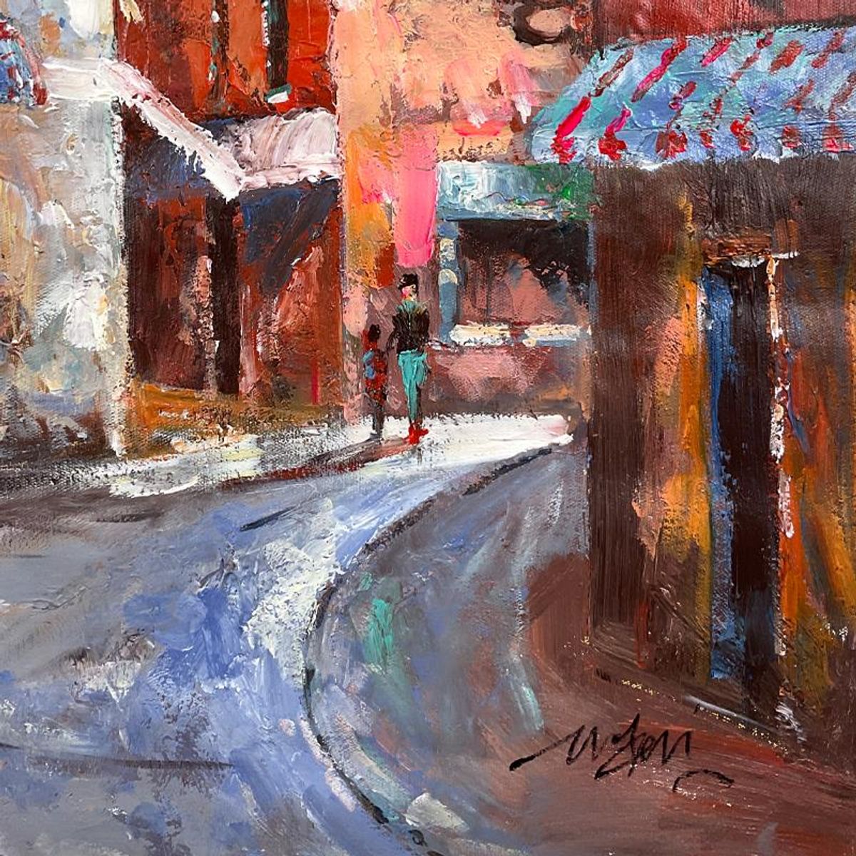 Mani, Original Acrylic Painting on Canvas, Hand Signed with Letter of Authenticity