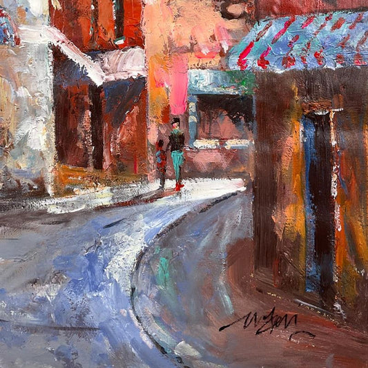 Mani, Original Acrylic Painting on Canvas, Hand Signed with Letter of Authenticity