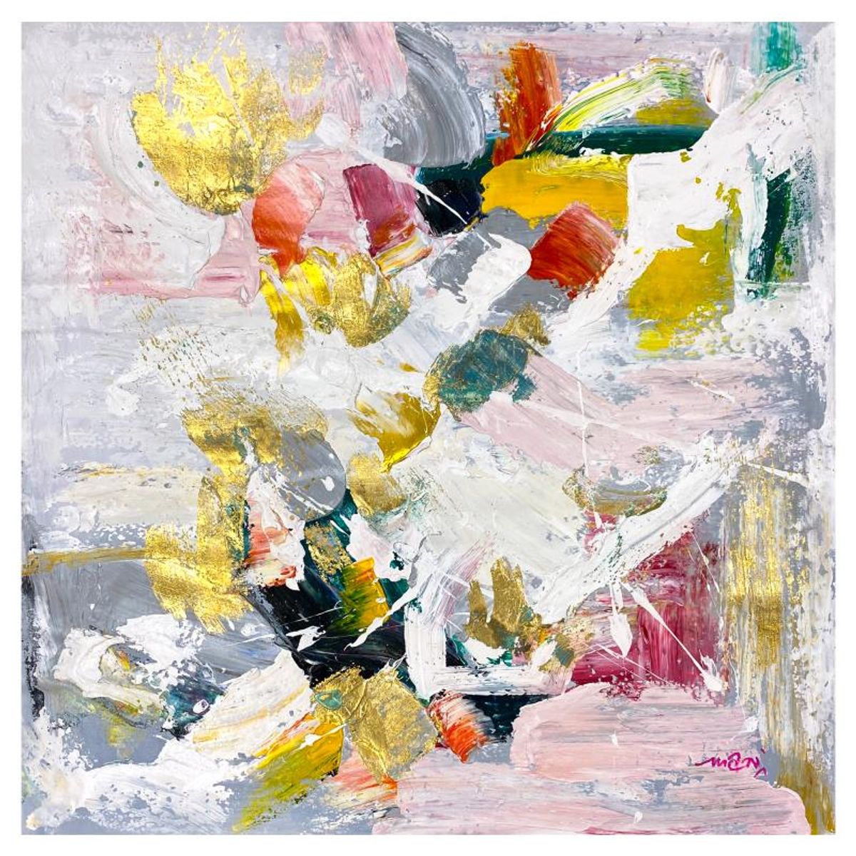 Mani, Original Acrylic Painting on Canvas, Hand Signed with Letter of Authenticity.