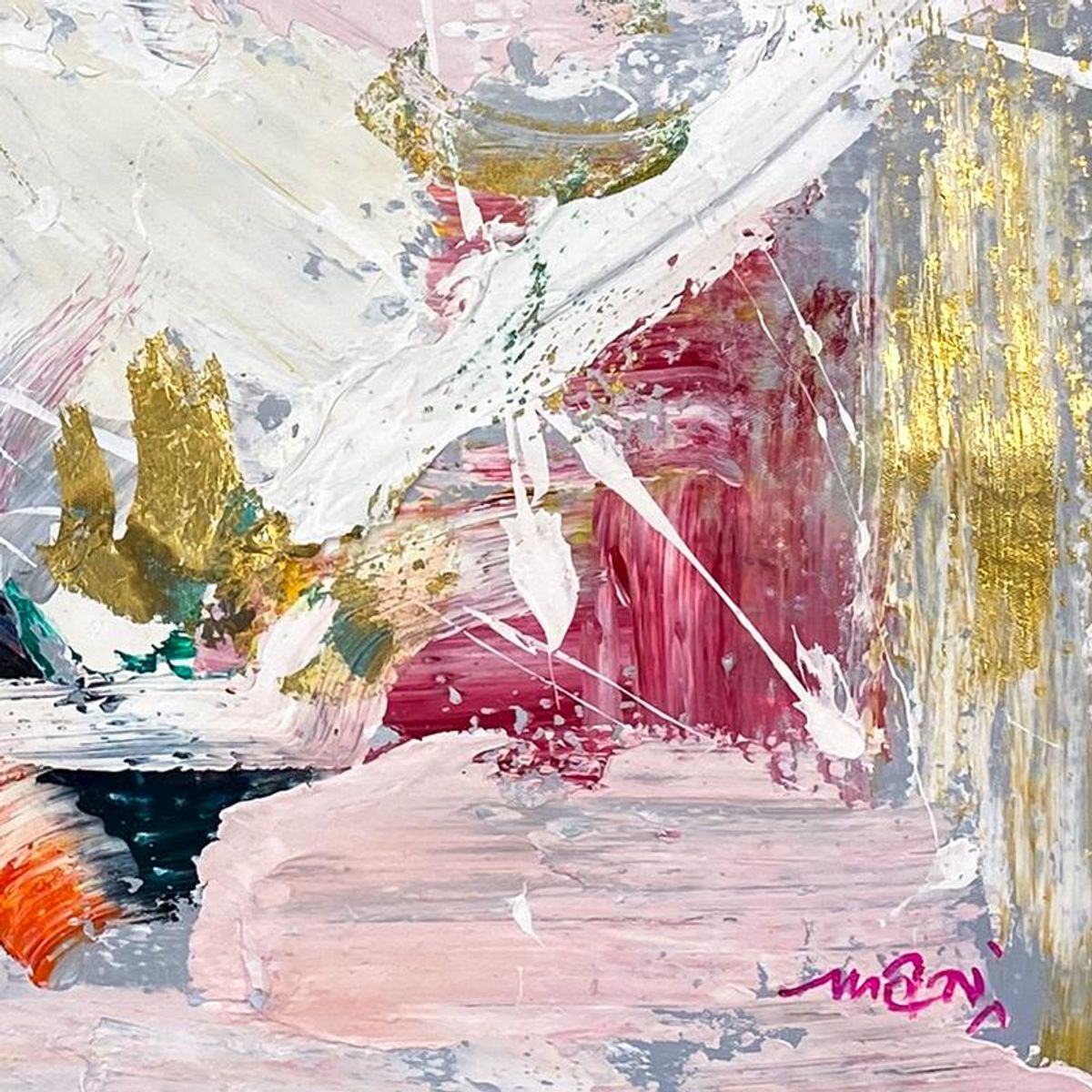 Mani, Original Acrylic Painting on Canvas, Hand Signed with Letter of Authenticity.