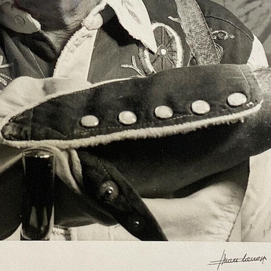 Marc Lacroix (1927-2007), "Dali's Stare" Framed Hand Signed Limited Edition Photograph, Numbered 5/25 with Letter of Authenticity.