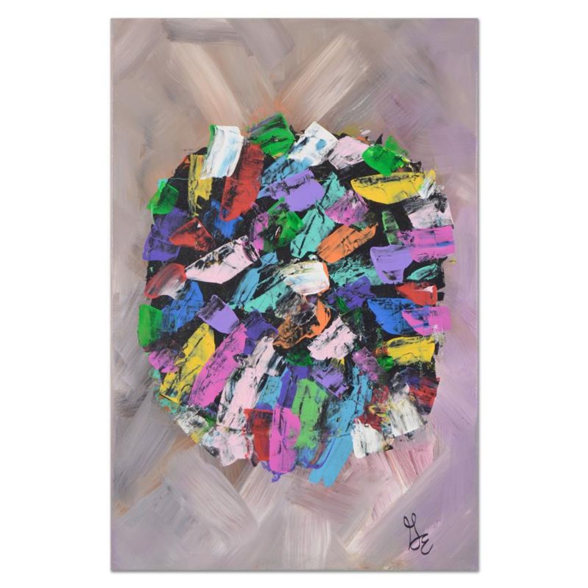 George Marlowe, "Dysfunction Junction" Original Acrylic Painting on Canvas, Hand Signed with Certificate of Authenticity.