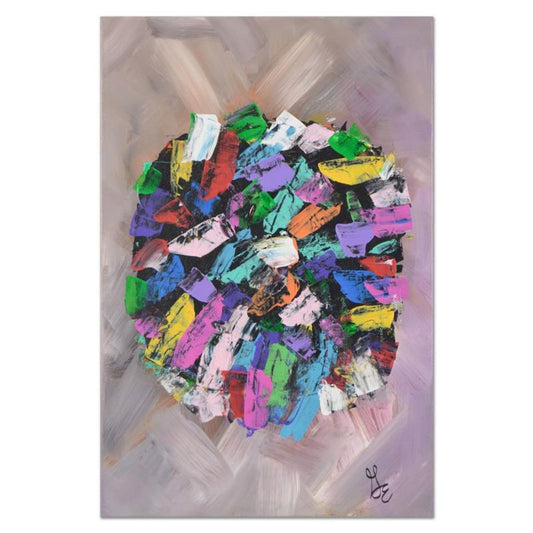 George Marlowe, "Dysfunction Junction" Original Acrylic Painting on Canvas, Hand Signed with Certificate of Authenticity.