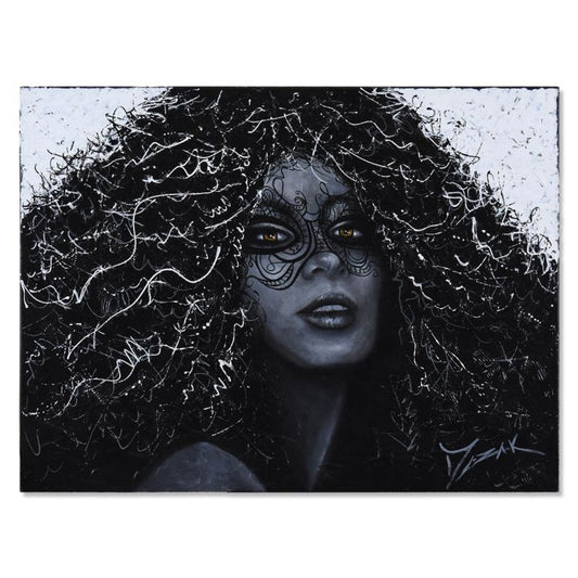 Trevor Mezak, "Jayla" Original Acrylic Painting on Gallery Wrapped Canvas, Hand Signed with Letter Authenticity.