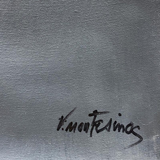 Victoria Montesinos, Original Oil Painting on Canvas, Hand Signed with Letter of Authenticity.