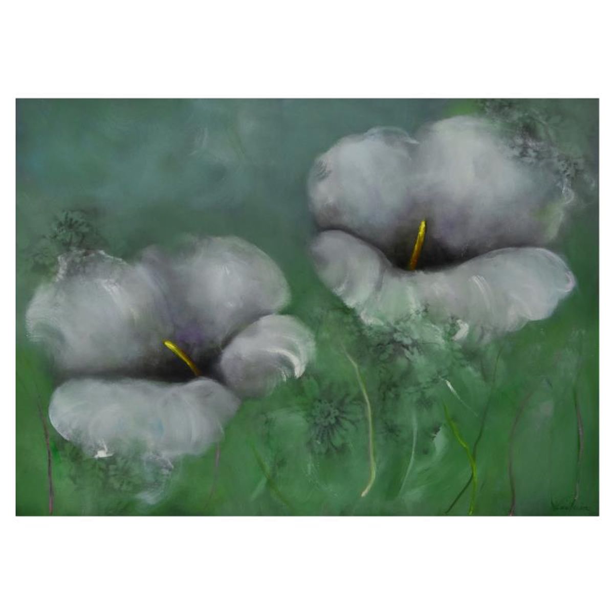 Victoria Montesinos, Original Acrylic Painting on Canvas, Hand Signed with Letter of Authenticity.