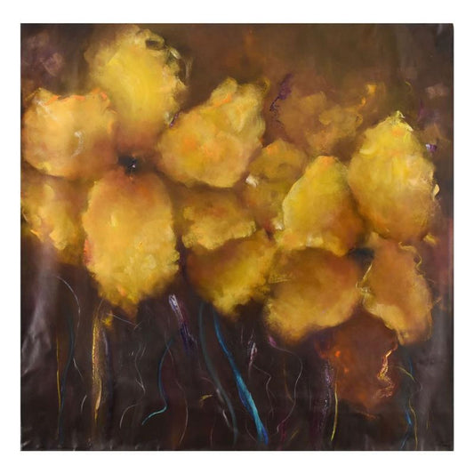 Victoria Montesinos, Original Oil Painting on Canvas (54" x 54"), Hand Signed with Letter of Authenticity.