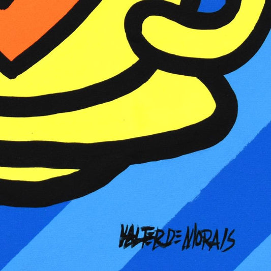 Valter Morais, Original Acrylic Painting on Canvas, Hand Signed with Letter of Authenticity.