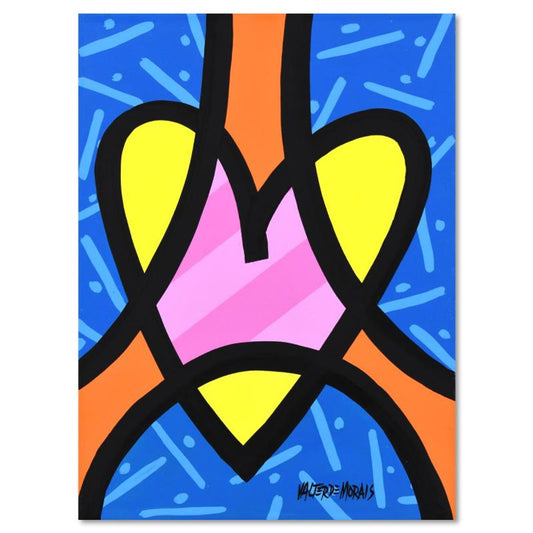 Valter Morais, Original Acrylic Painting on Canvas, Hand Signed with Letter of Authenticity.