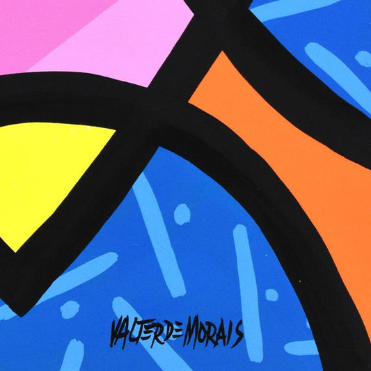 Valter Morais, Original Acrylic Painting on Canvas, Hand Signed with Letter of Authenticity.