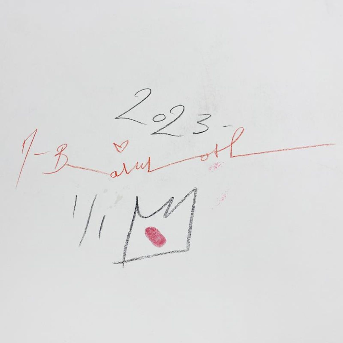 Mr Brainwash, "Beautiful Together, 2023" Framed Unique (UNQ) Mixed Media, Hand Signed with Certificate of Authenticity.