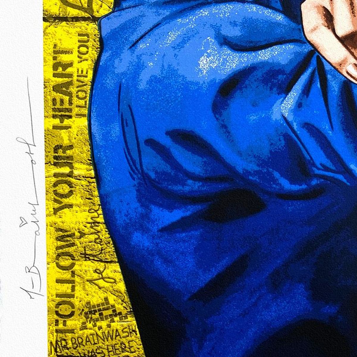 Mr Brainwash, "Mom Can Do It, 2025" Framed Limited Edition Silkscreen, Numbered and Hand Signed with Certificate of Authenticity.