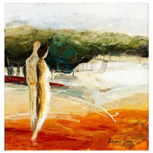 Adriana Naveh, Original Acrylic Painting on Canvas, Hand Signed with Letter of Authenticity