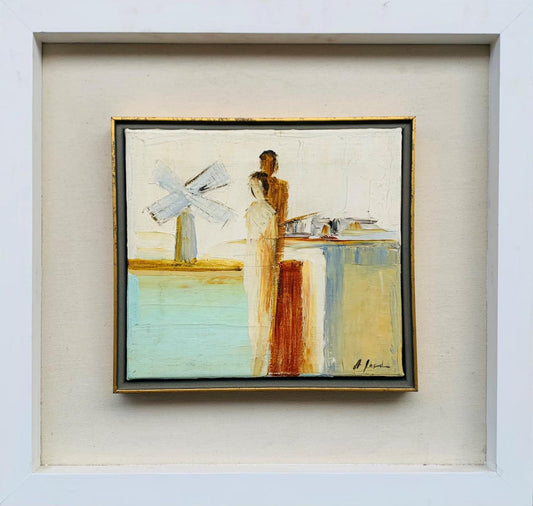 Adriana Naveh- Original painting on canvas  "Couple"