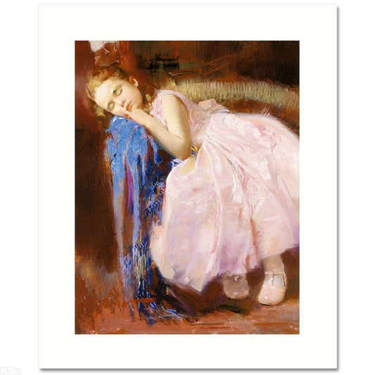 Pino (1939-2010), "Party Dreams" Limited Edition on Canvas, Numbered and Hand Signed with Certificate of Authenticity.