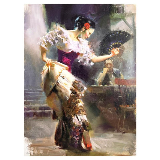 Pino (1939-2010) "The Dancer" Limited Edition on Canvas, Numbered 73/295 and Hand Signed with Certificate of Authenticity.