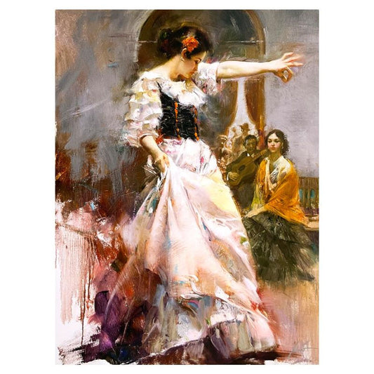 Pino (1939-2010) "Midnight Tango" Limited Edition on Canvas, Numbered 4/195 and Hand Signed with Certificate of Authenticity.