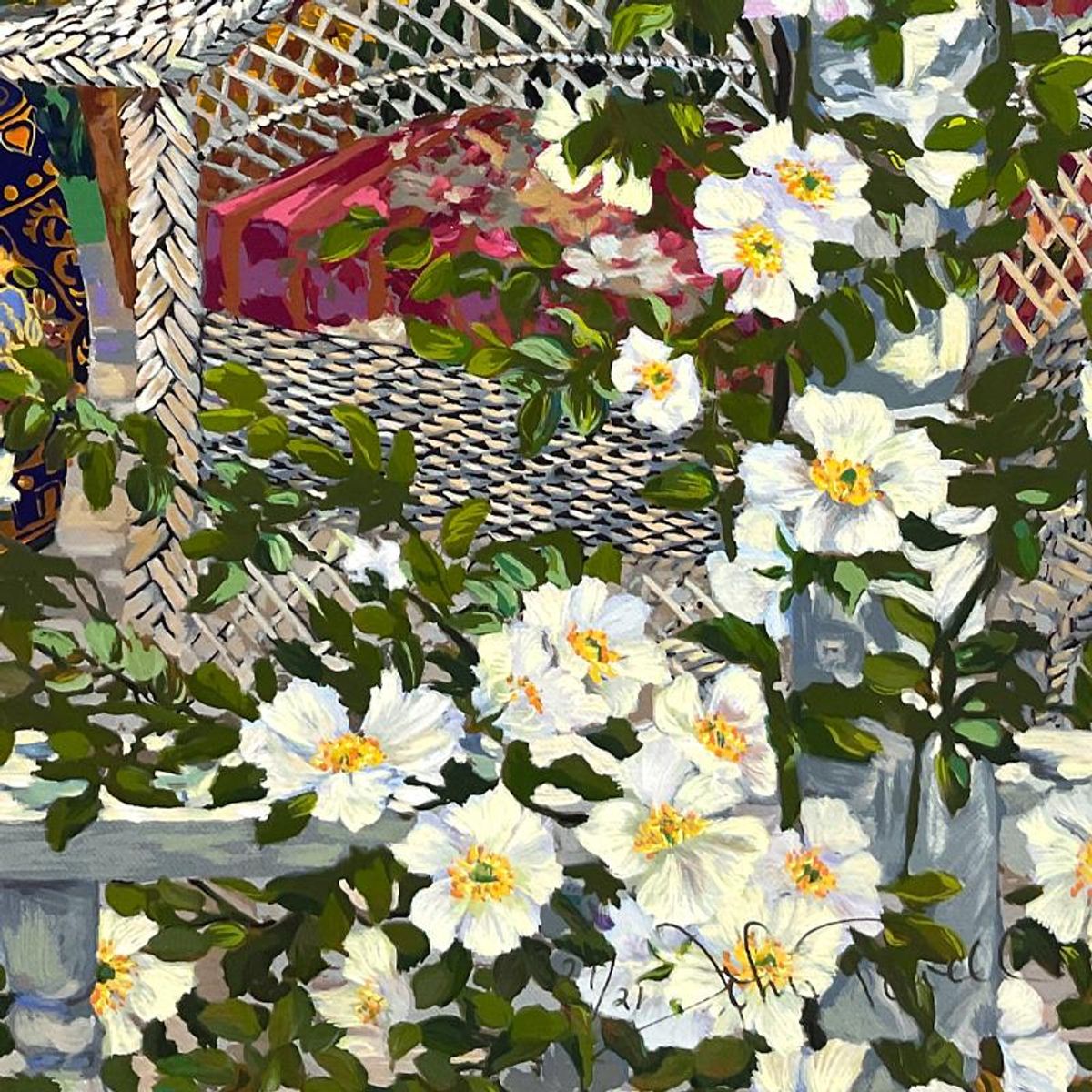 John Powell, "Blue Hill Bay" Limited Edition Printer's Proof on Canvas, Numbered 21/21 and Hand Signed with Letter of Authenticity.