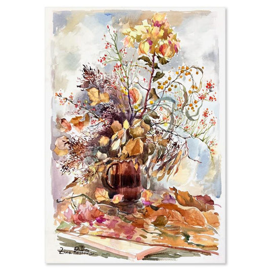 Zina Roitman, Hand Signed Original Painting with Letter of Authenticity.