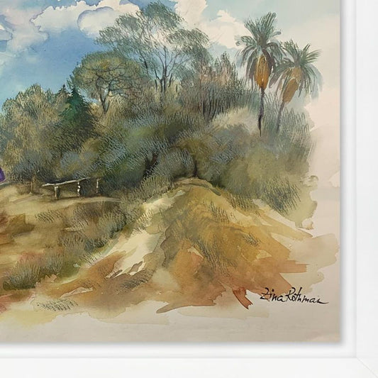 Zina Roitman, Framed Hand Signed Original Painting with Letter of Authenticity.