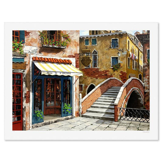 Viktor Shvaiko, "Across the Bridge (White)" Limited Edition Printer's Proof Serigraph (30" x 40"), Numbered 1/3 and Hand Signed with Letter of Authenticity.