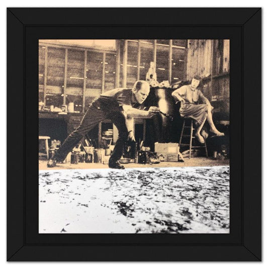 Steve Kaufman (1960-2010), "Jackson Pollock" Framed Hand Pulled Limited Edition Silscreen, Numbered PP 12/50 Inverso and Hand Signed with Letter of Authenticity