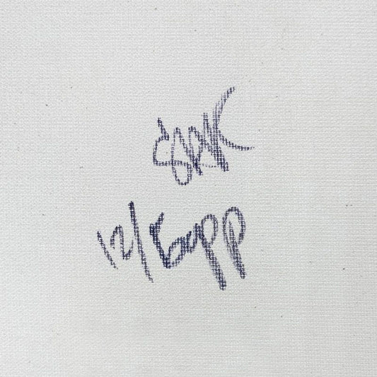 Steve Kaufman (1960-2010), "Jackson Pollock" Framed Hand Pulled Limited Edition Silscreen, Numbered PP 12/50 Inverso and Hand Signed with Letter of Authenticity