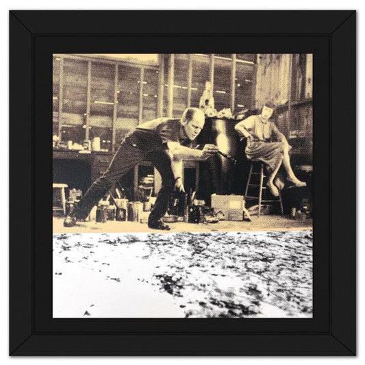 Steve Kaufman (1960-2010), "Jackson Pollock" Framed Hand Pulled Limited Edition Silscreen, Numbered PP 19/50 Inverso and Hand Signed with Letter of Authenticity