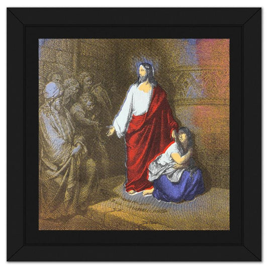 Steve Kaufman (1960-2010), "The Story of Mary Magadalena" Framed Hand Embellished Limited Edition Silscreen, Numbered AP 18/50 Inverso and Hand Signed with Letter of Authenticity