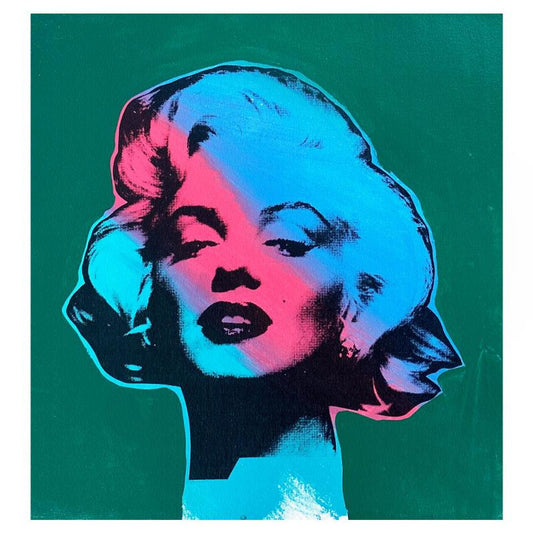Steve Kaufman (1960-2010), "Marilyn Monroe" Hand Embellished Limited Edition Silkscreen Mixed Media on Canvas, Numbered 26/99 and Hand Signed with LOA.