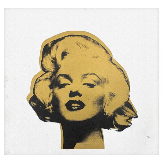 Steve Kaufman (1960-2010), "Marilyn Monroe" Hand Embellished Limited Edition Silkscreen Mixed Media on Canvas, PP Numbered 7/50 and Hand Signed with LOA.