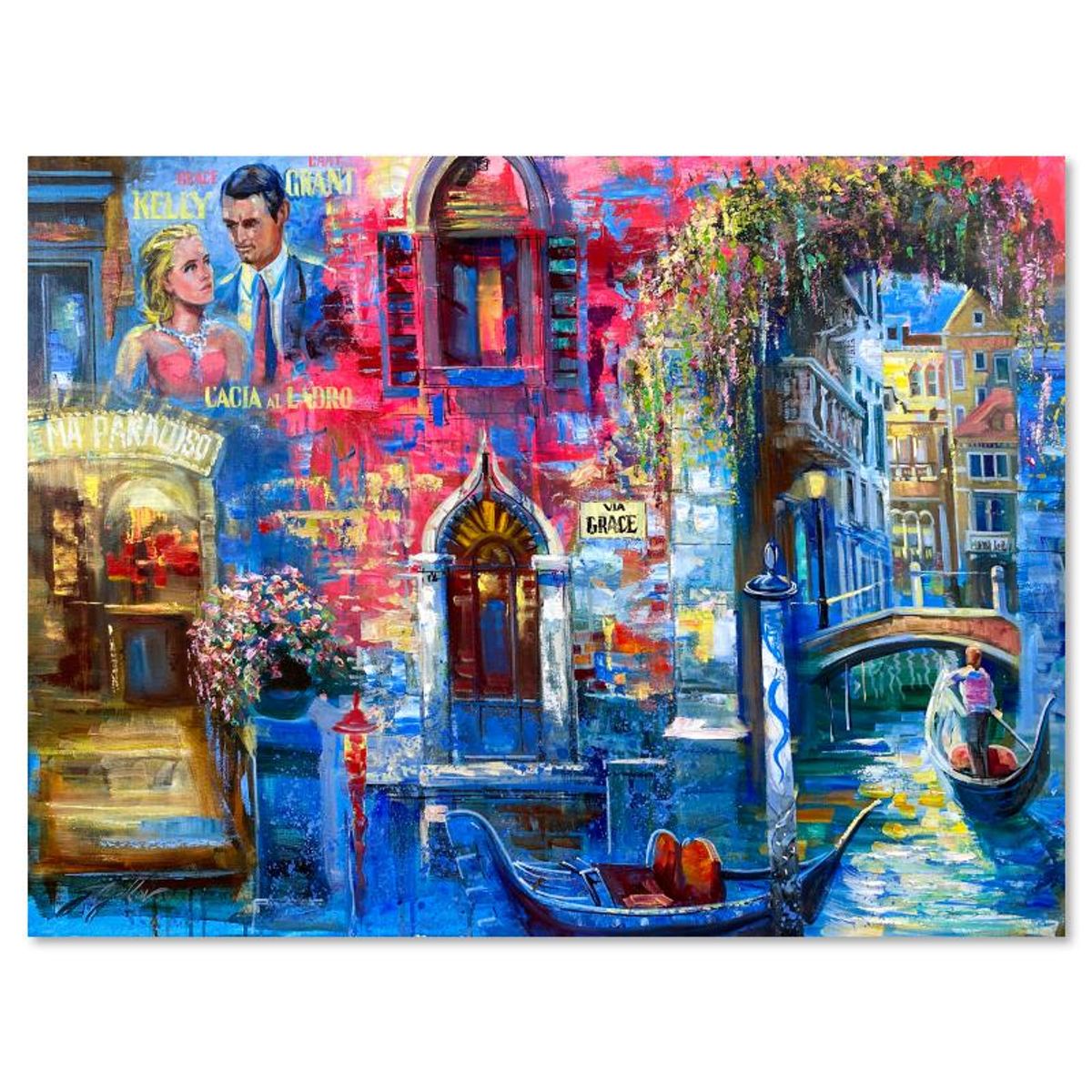 Vadik Suljakov, "Via Grace" Original Oil Painting on Canvas, Hand Signed with Letter of Authenticity.