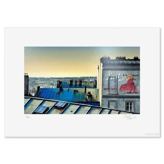 Thomas Pradzynski (1951-2007), "Les Toits de Pans" Limited Edition Serigraph, Numbered 150/200 and Hand Signed with Letter of Authenticity