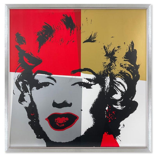 Andy Warhol (1928-1987), "Golden Marilyn" Framed Limited Edition Silkscreen from Sunday B Morning with Certificate of Authenticity