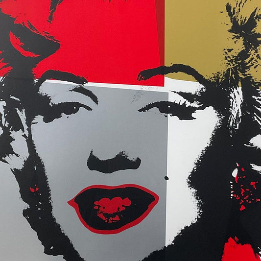 Andy Warhol (1928-1987), "Golden Marilyn" Framed Limited Edition Silkscreen from Sunday B Morning with Certificate of Authenticity