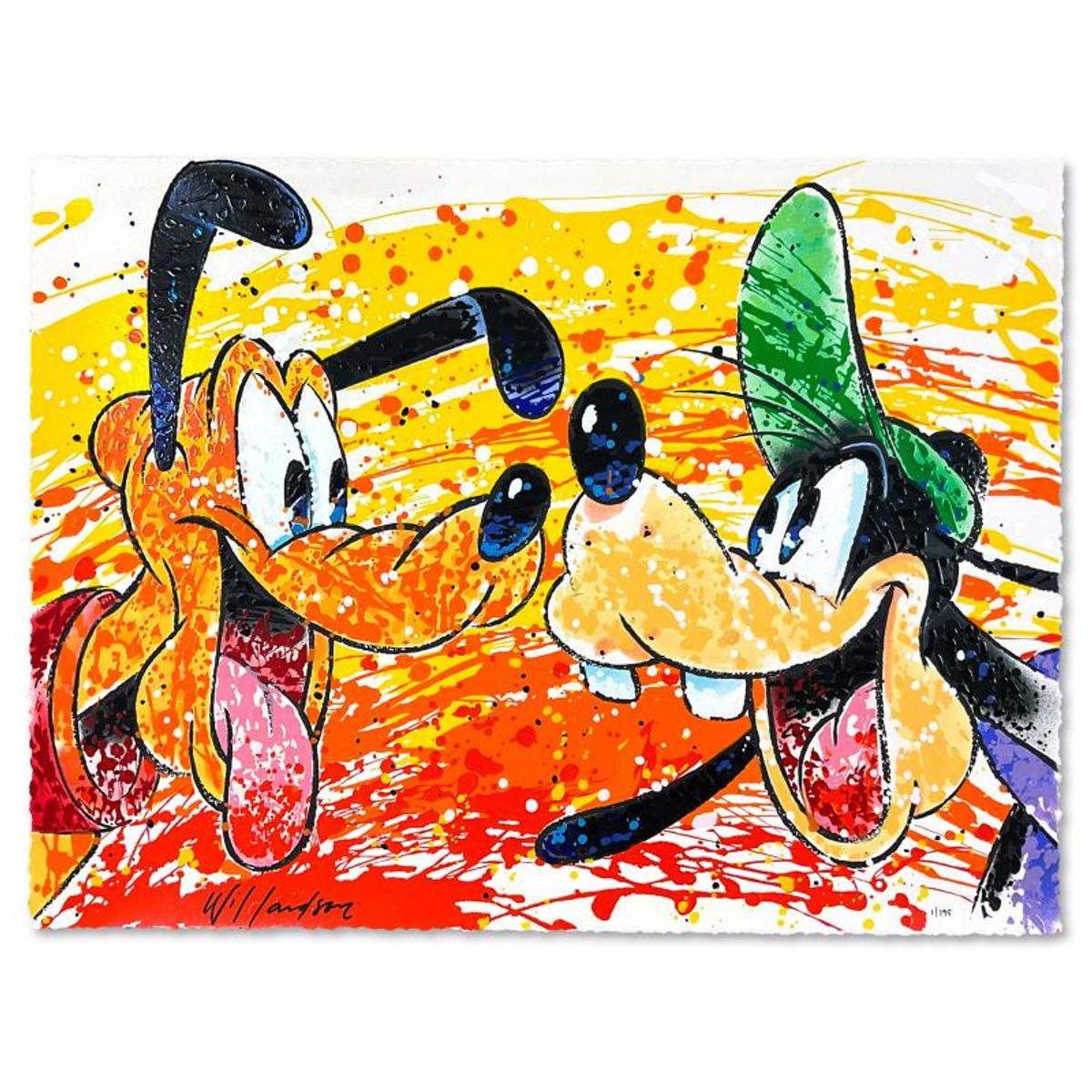 #1 of edition - David Willardson, "Twosome" Limited Edition Serigraph, Numbered 1/195 and Hand Signed with LOA.